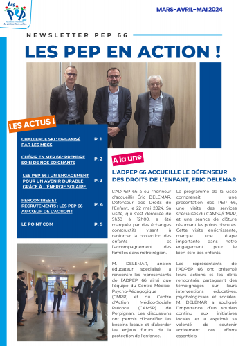 Newsletter : L'ADPEP 66 accueille le Défenseur des Droits !